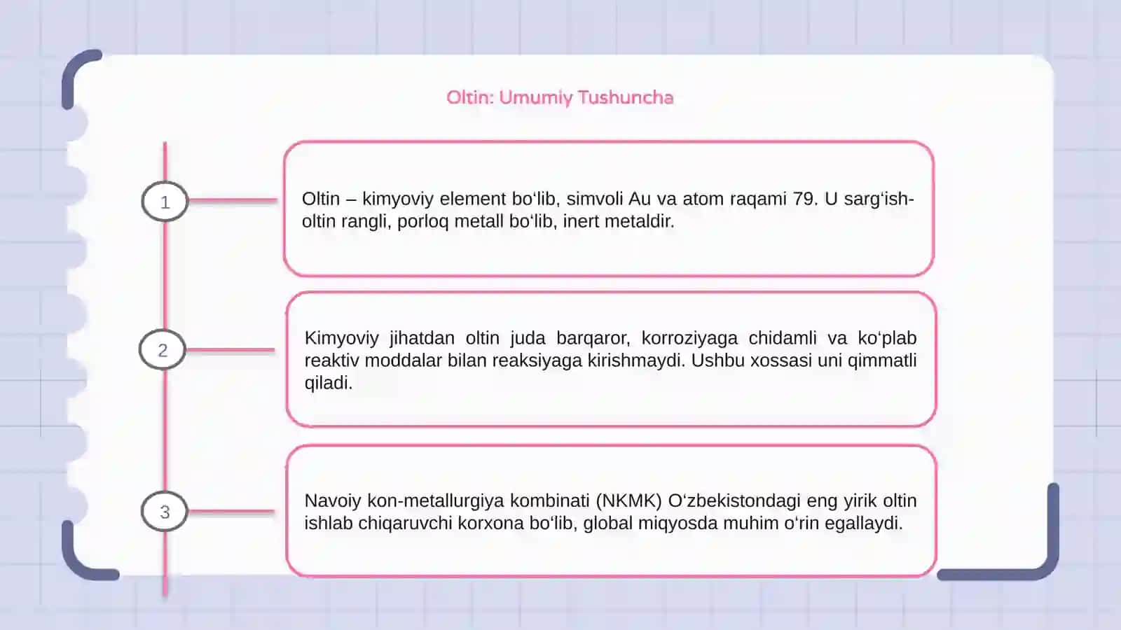 Oltin: Umumiy Tushuncha 3