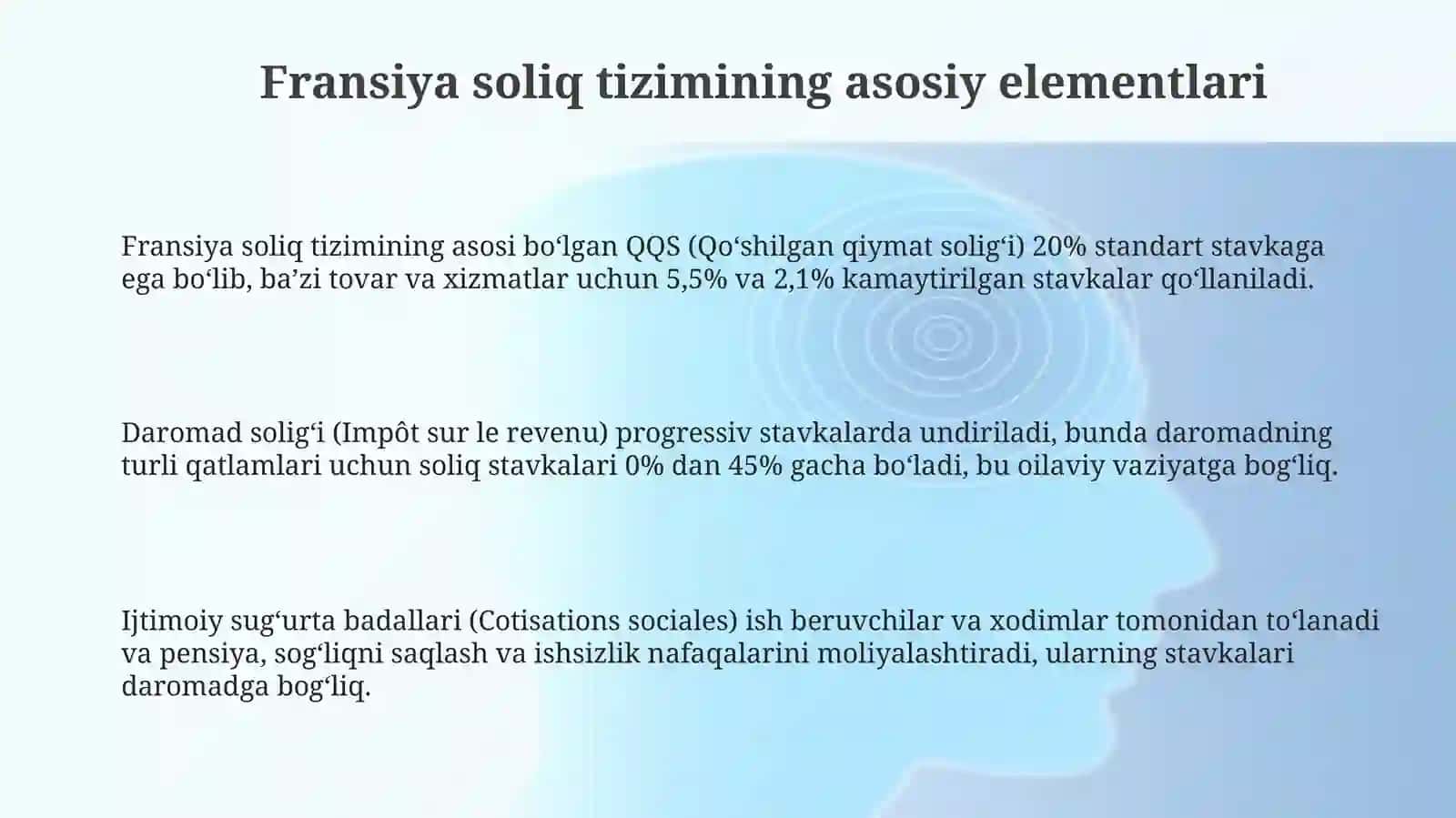 Fransuz soliq tizimi 3
