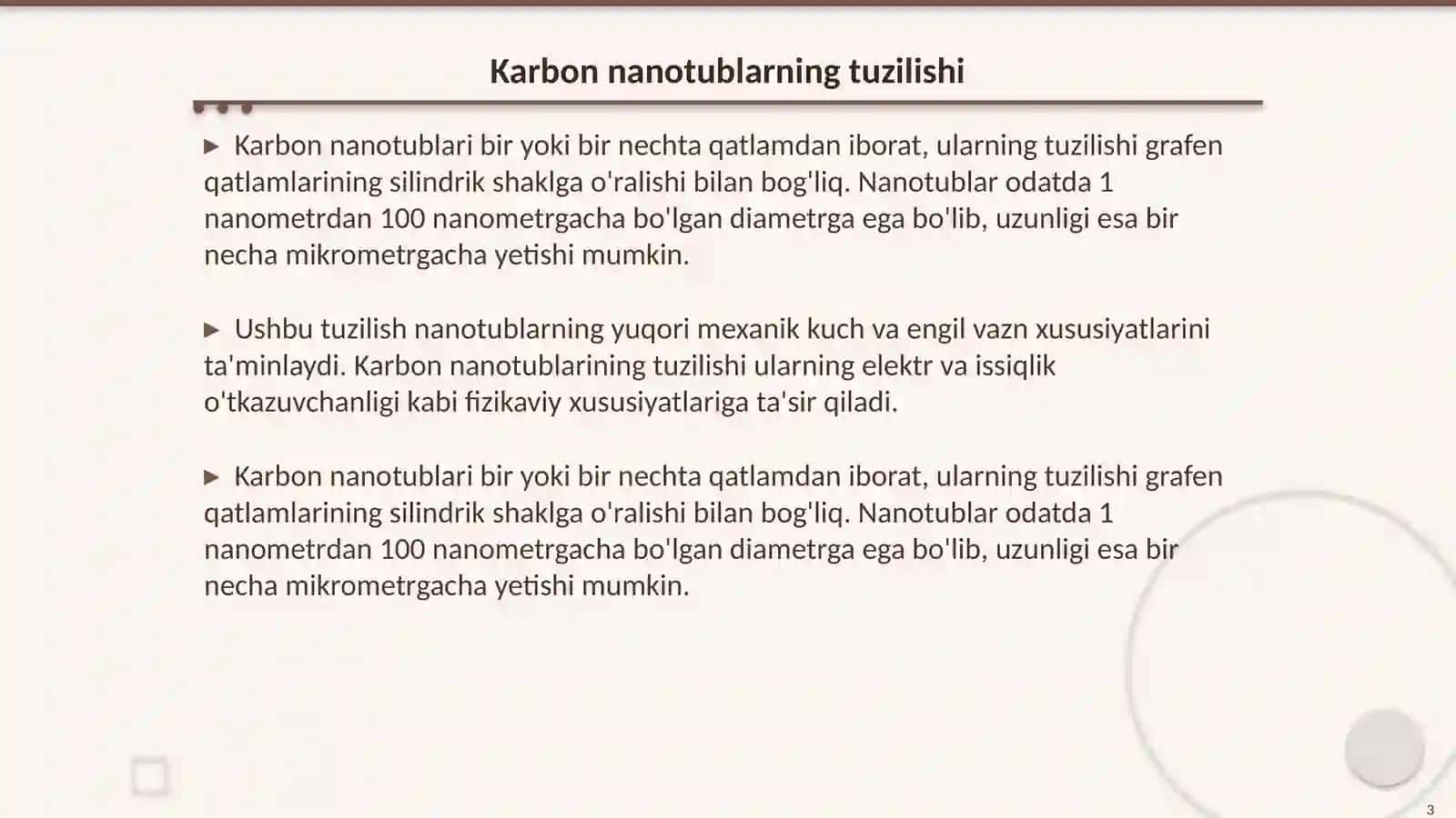 Karbon Nanotube CNTs 3