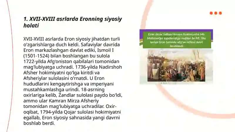 XVII-XVIII asrlarda Eron 3