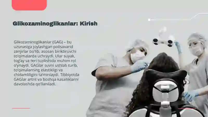 Glikozaminoglikanlarningtibbiyotdaqo'llanilishi 3