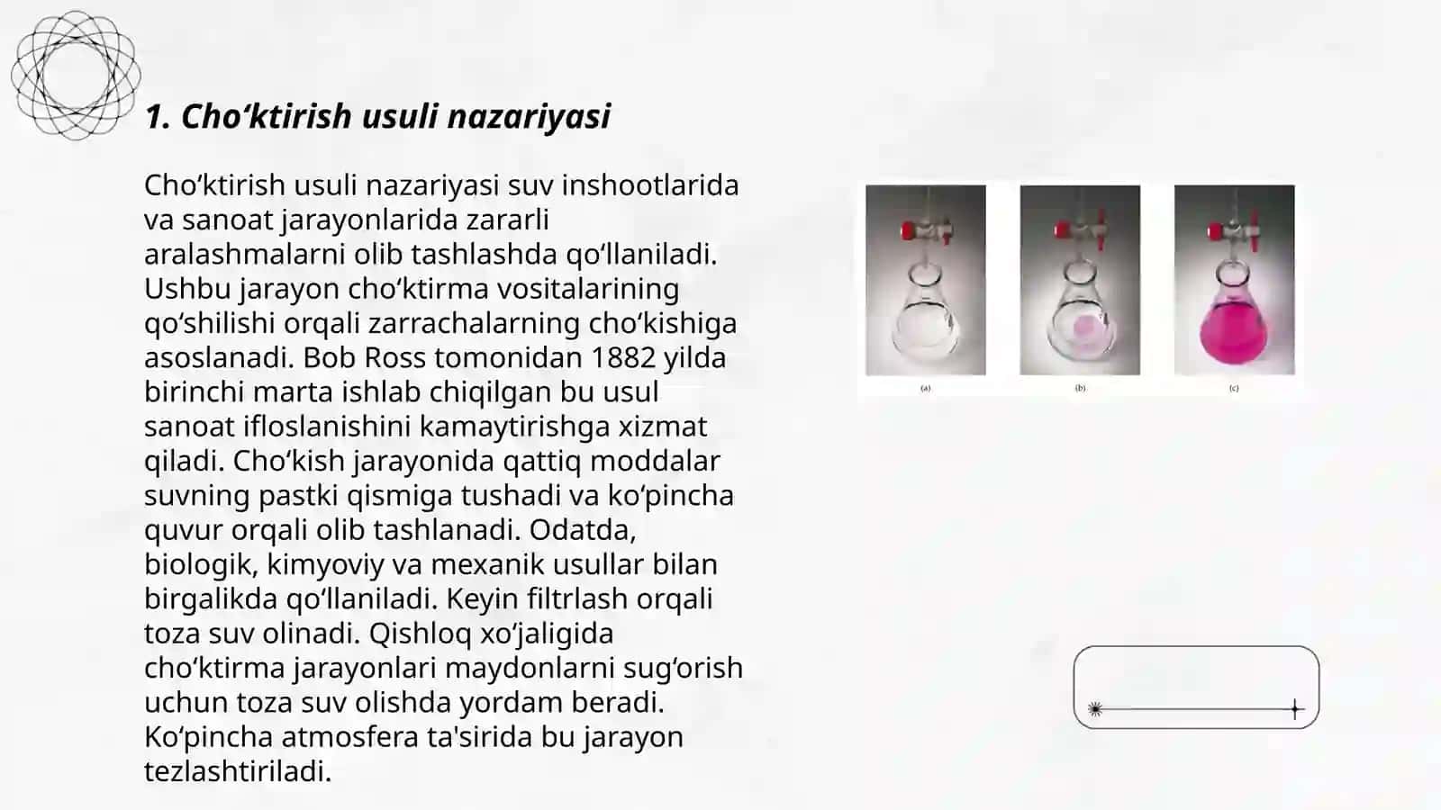 Cho‘ktirish usulining geksasianoferatometriya va sulfatometriya titrlash usullari 3