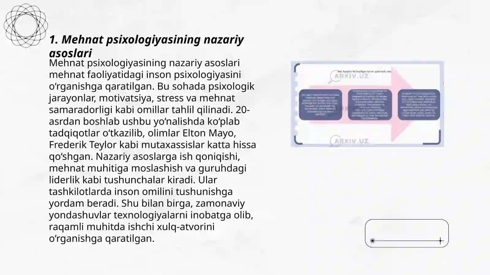 Mehnatni tashkil qilish pisixologiyasi haqida tushuncha 3