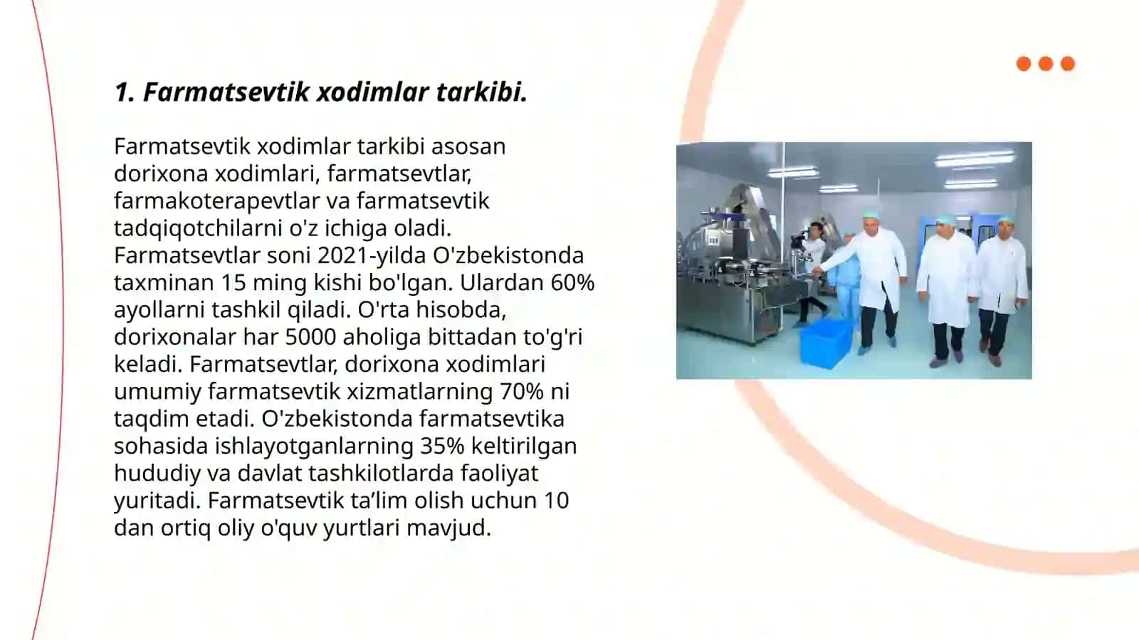 Farmatsevtik xodimlar nomenklaturasi va shtatlari 3