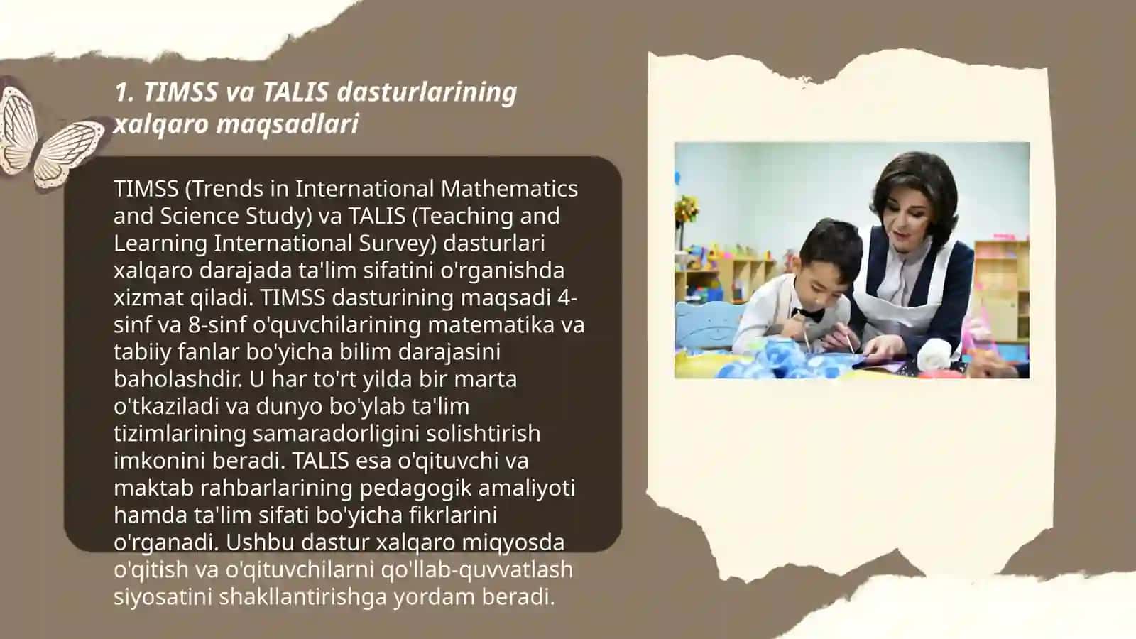 TIMSS va TALIS xalqaro baholash dasturlarini joriy etishning me'yoriy huquqiy asoslari va ahamiyati 3