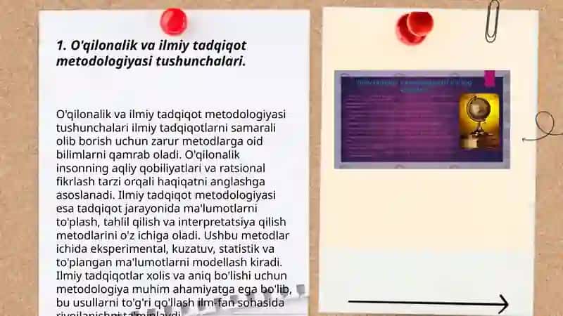 Oqilonalik va ilmiy tadqiqot metodologiyasi uygʻunligi 3