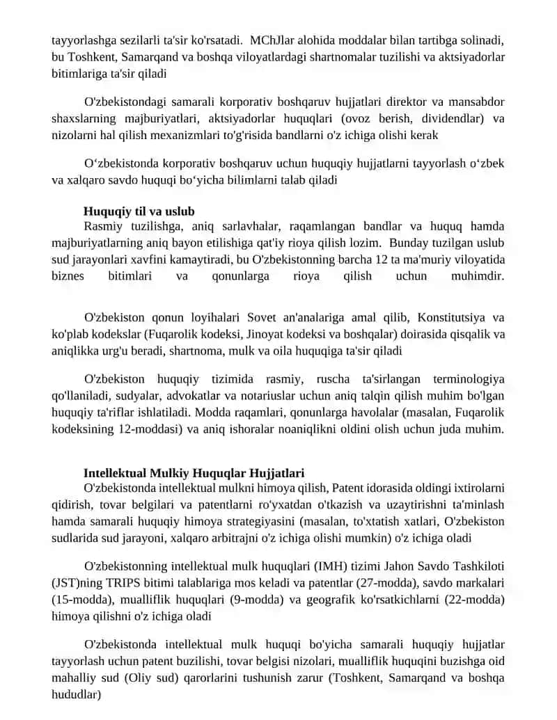 Qonun loyihalarini tuzish texnikasi 3