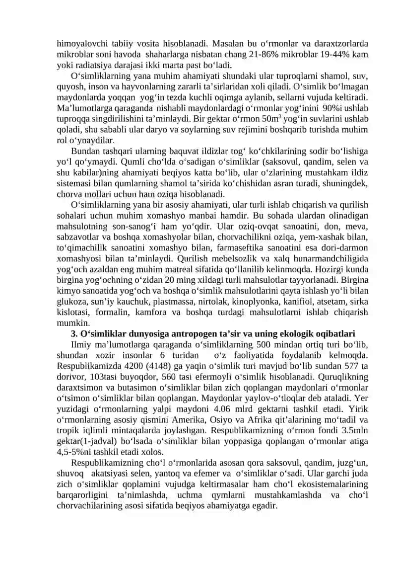 Iqlim o'zgarishining biologik xilma-xillikka ta'siri 3