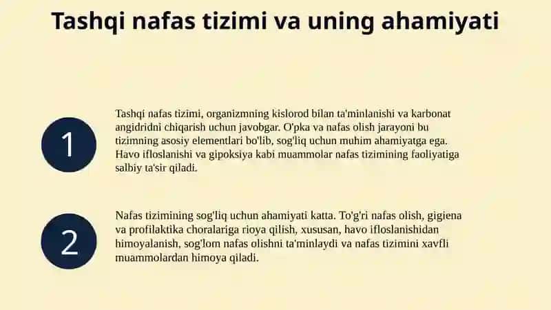 Havo ifloslanishining o'pka patologiyasidagi ahamiyati 3