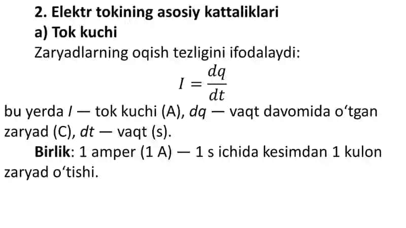 Elektr toki 3