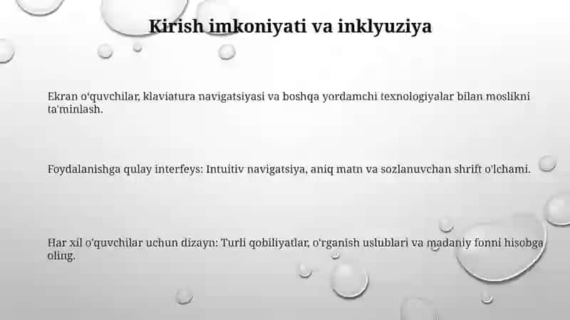 Pedagogik dasturiy vositalar yaratishga qoyiladigan talablar 3