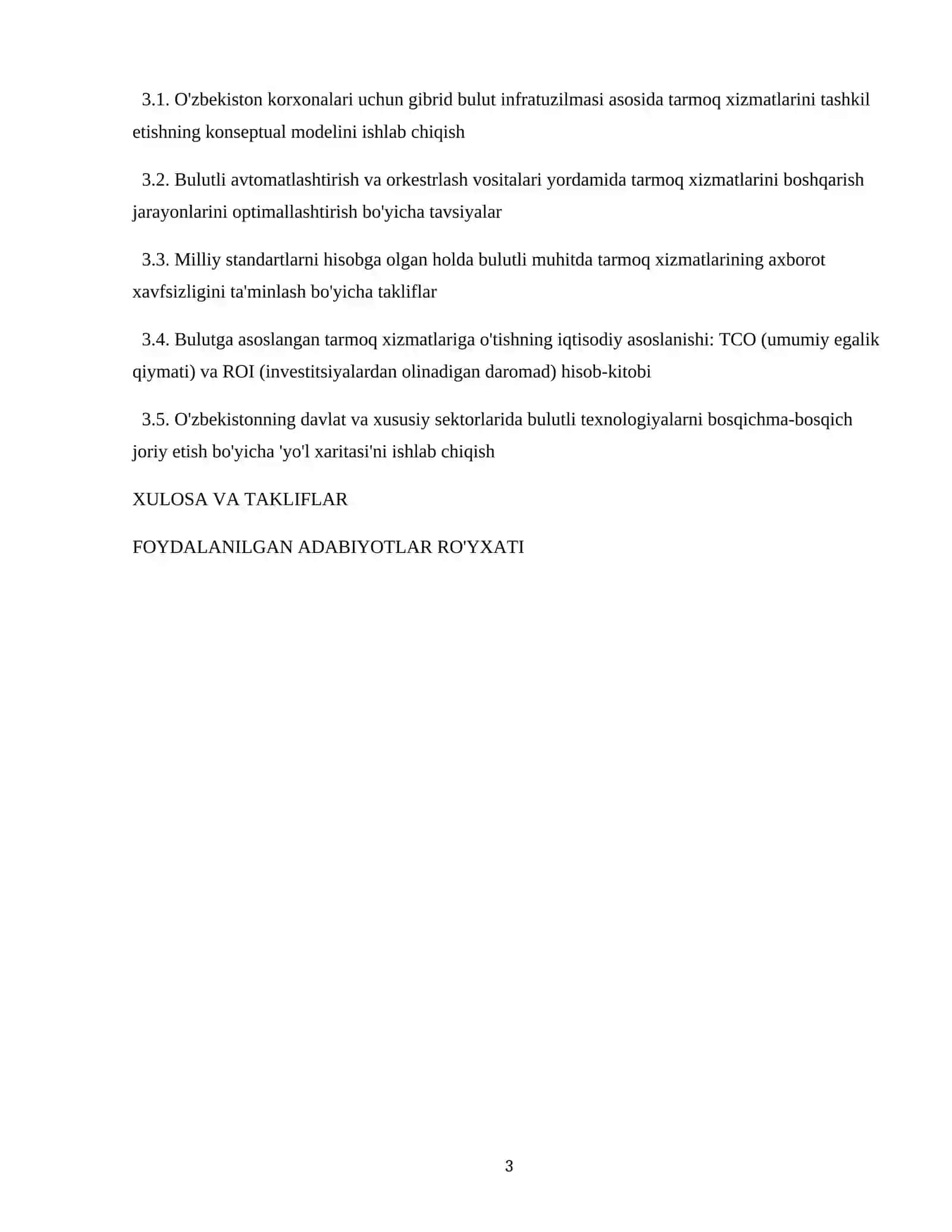 Bulutli texnologiyalar asosida tarmoq xizmatlarini tashkil etish 3