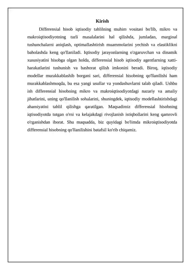 Mikroiqtisodiyotda differensial hisob 3