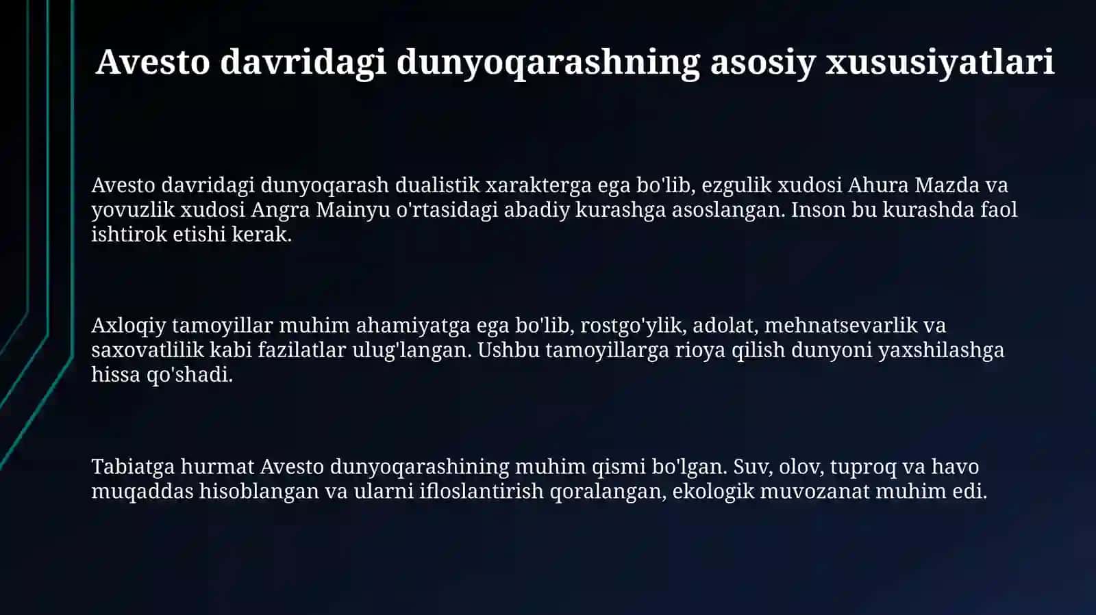 Avesto Davri Ta'lim va Tarbiya 3