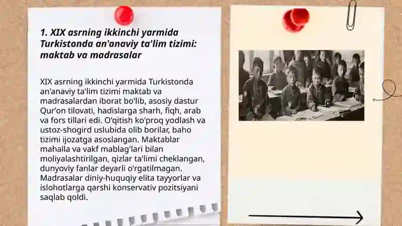 Turkiston oʻlkasida tarbiya, maktab va pedagogik fikrlar 3