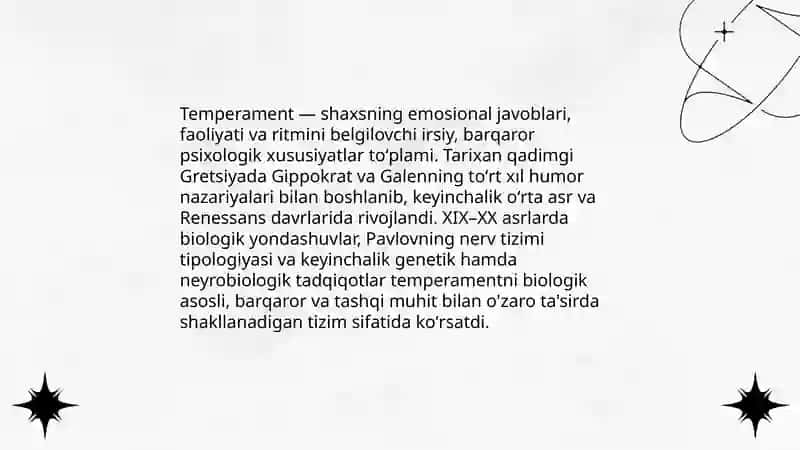 Temperament va uning nazariyalari 3