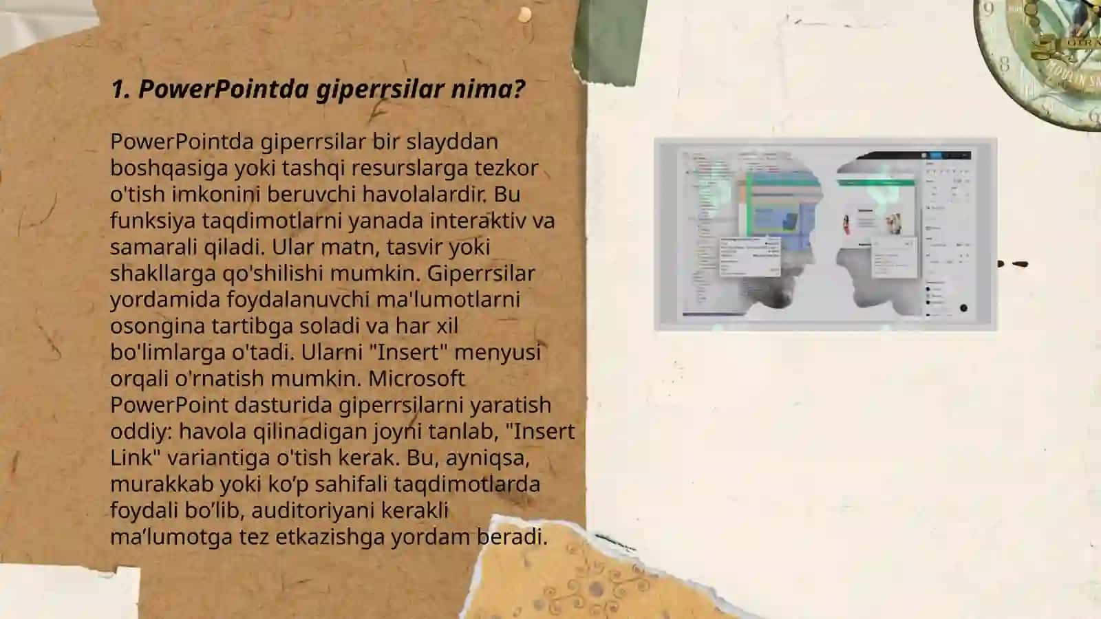 PowerPointda giperrsilar nima? 3