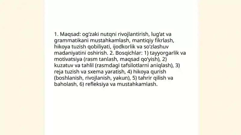 Soʻzlab berish boʻyicha mashg'ulotlarni tashkil etish 3