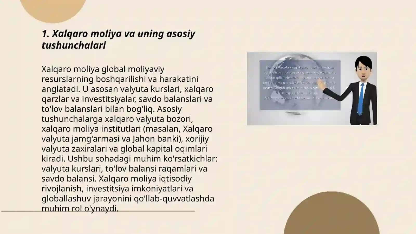 Xalqaro moliya va uning jahon iqtisodiyoti rivojlanishdagi orni 3