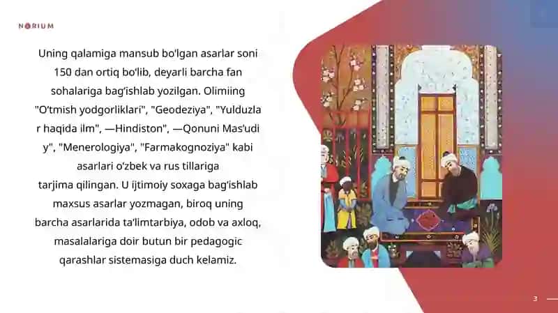 AbuRayhon Beruniyning ta’lim-tarbiyaga oid qarashlari 3