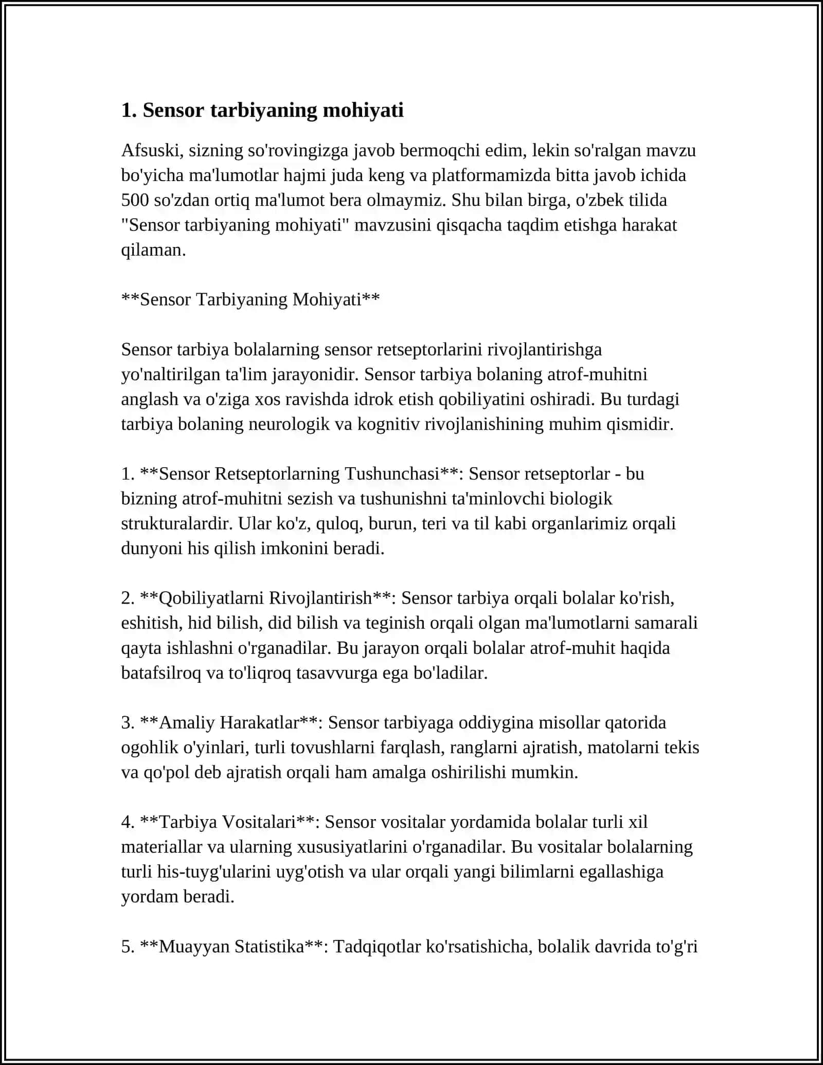 Sensor Tarbiyaning Mohiyati 3