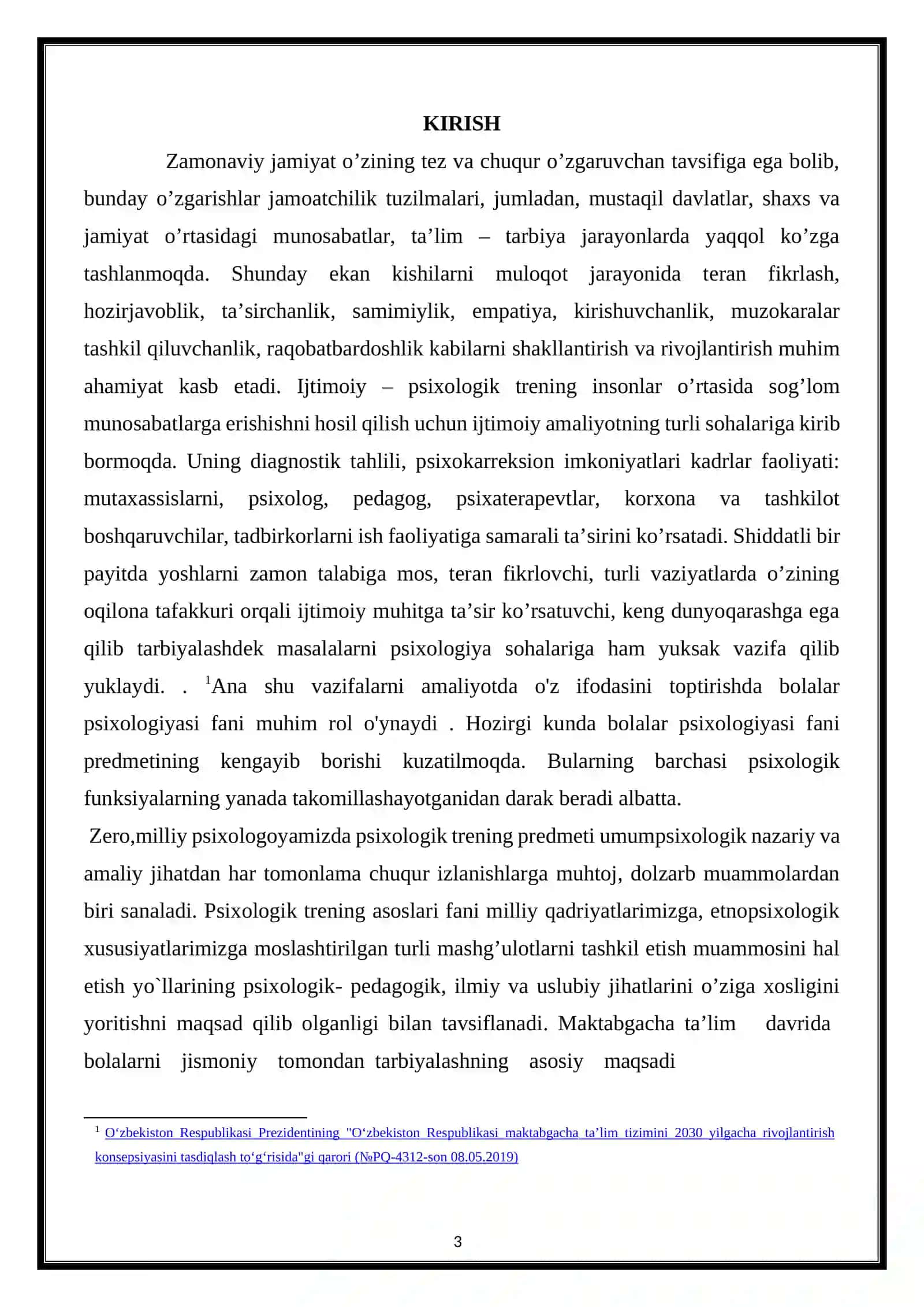 Maktabgacha ta’lim muassasalarida tayyorlov guruhi bolalarning aqliy rivojlanishida psixologik treninglardan foydalanish 3
