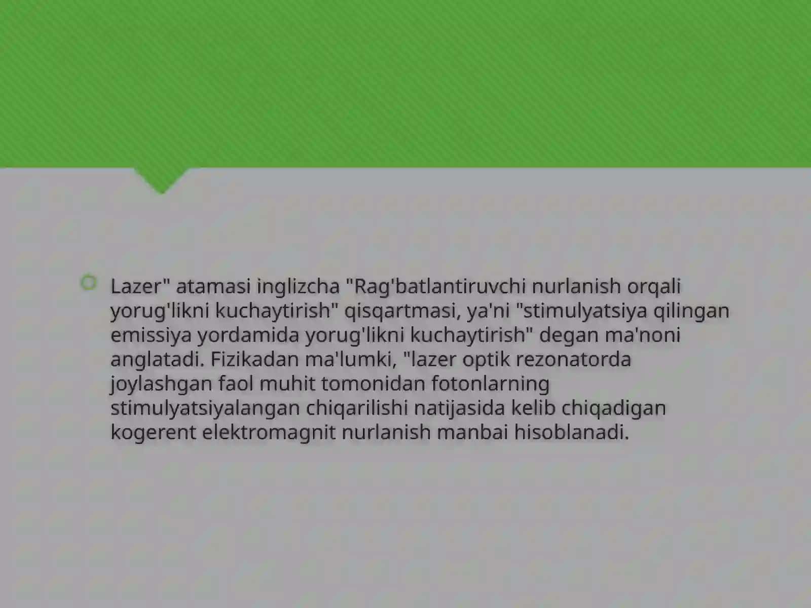 Lazerning tibbiyotda qo’llanilishi 3