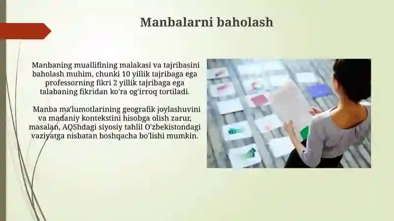 Tanqidiy oqish va samarali amalga oshirish omillari 3