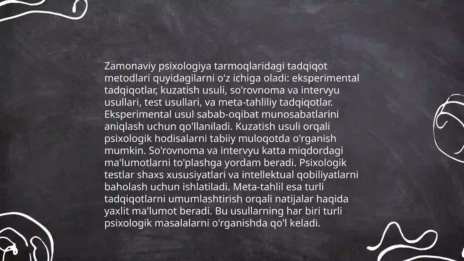 Zamonaviy psixologiya tarmoqlarida tadqiqot metodlarini qòllanishi, suhbat metodi, Elkonin bòyicha yosh davrlari Yosh davrlaridagi inqirozlar 3