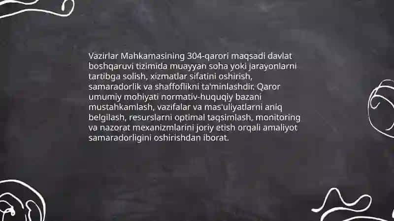 Vazirlarlar mahkamasining 304-qarori 3