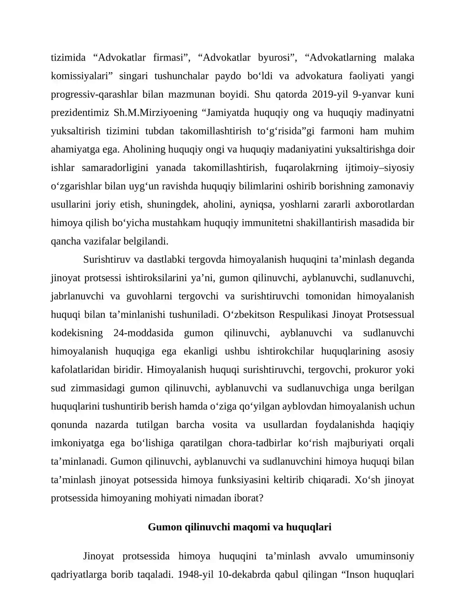Jinoyat ishida gumon qilinuvchi va ayblanuvchi tariqasida jalb qilish 3