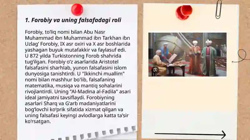 9-12 asrlarda mamlakatimiz hududida roʻy bergan madaniy uygʻonish.(Renessans)Buyuk allomalarning jahon sivilizatsiyasiga qoʻshgan hissasi 3