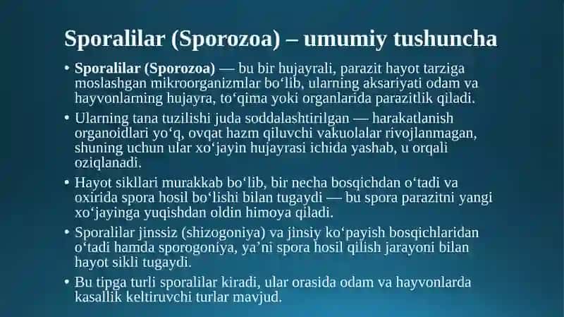 Sporalilar -odam parazitlari, Bezgak parazitlari, Toksoplazma, Koksidiya 3