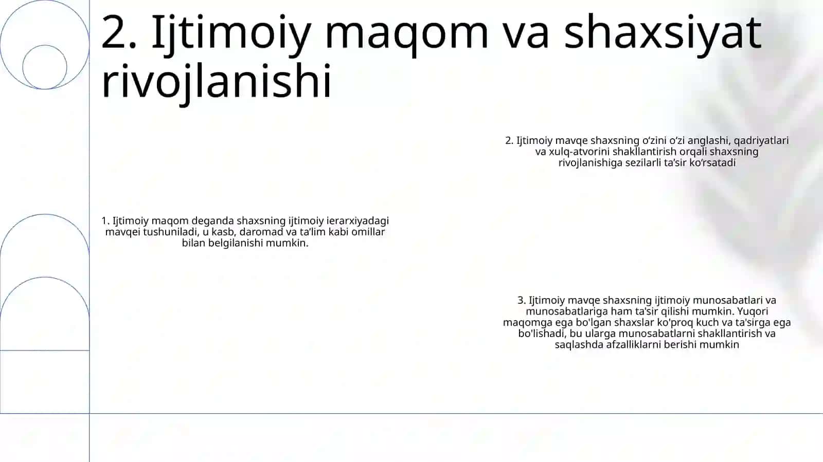 Shaxs Ijtimoiylashuvida Ijtimoiy Status Va Ijtimoiy Xulq-Atvorni O'Rni 3