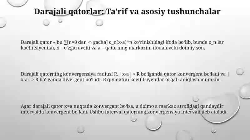 Ólchovli funksiyalar ketma ketligi 3