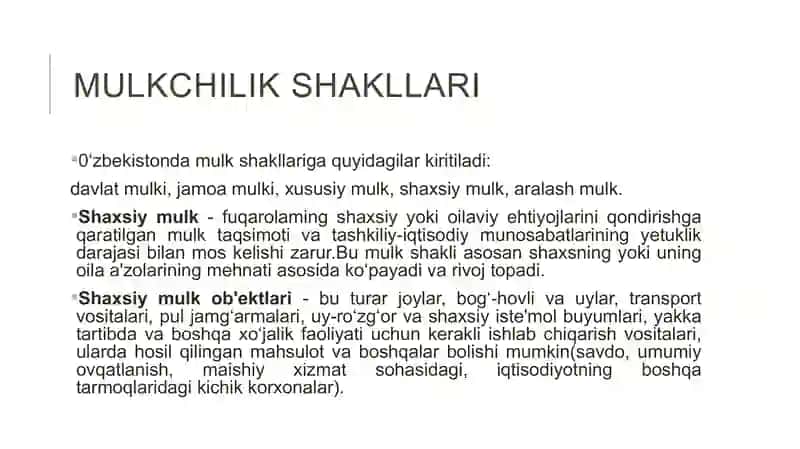 Davlat mulkini xususiylashtirish va boshqarish-iqtisodiyotni tartibga solishvositasi 3