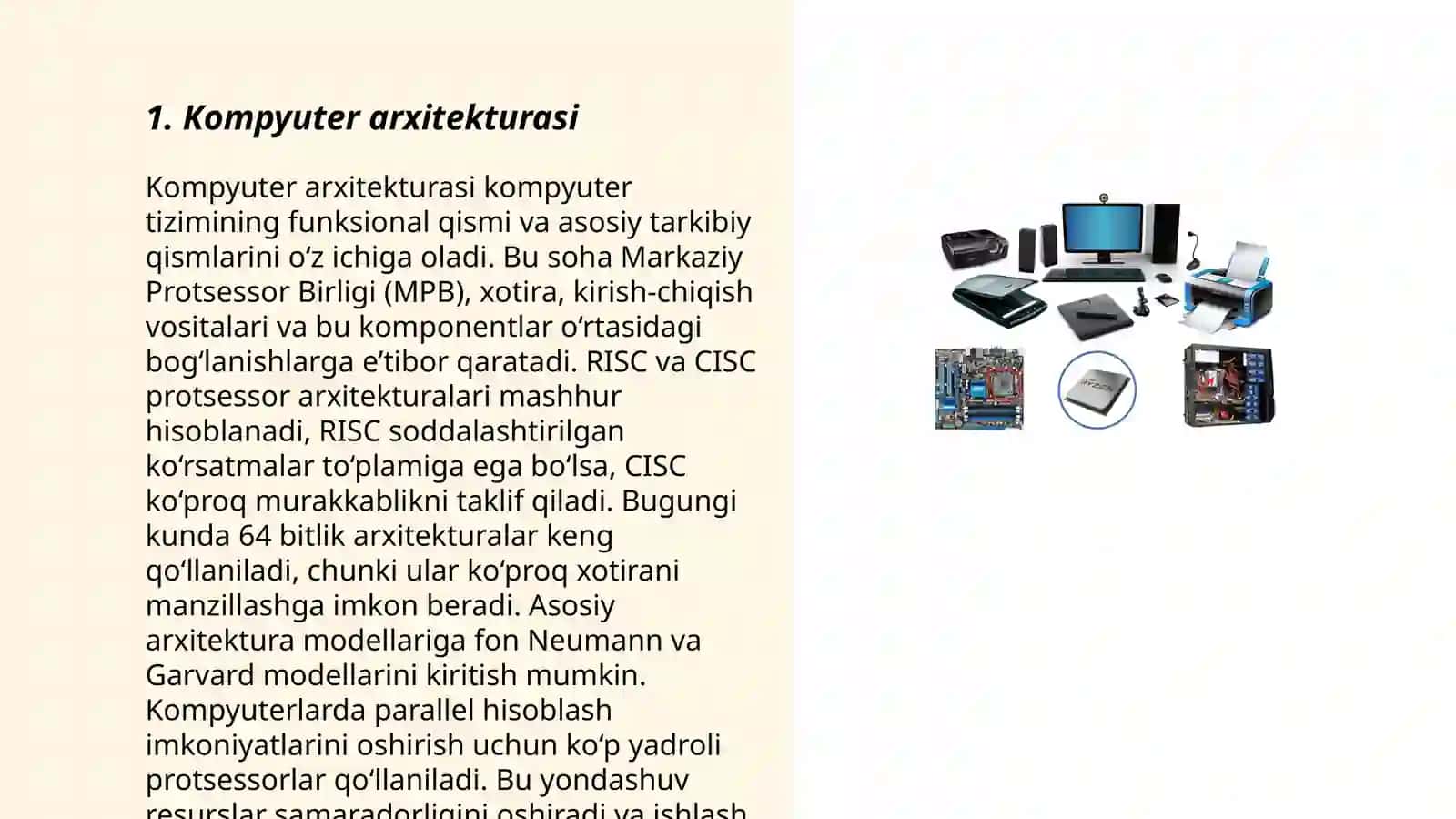 Kompyuter arxitekturasi 3
