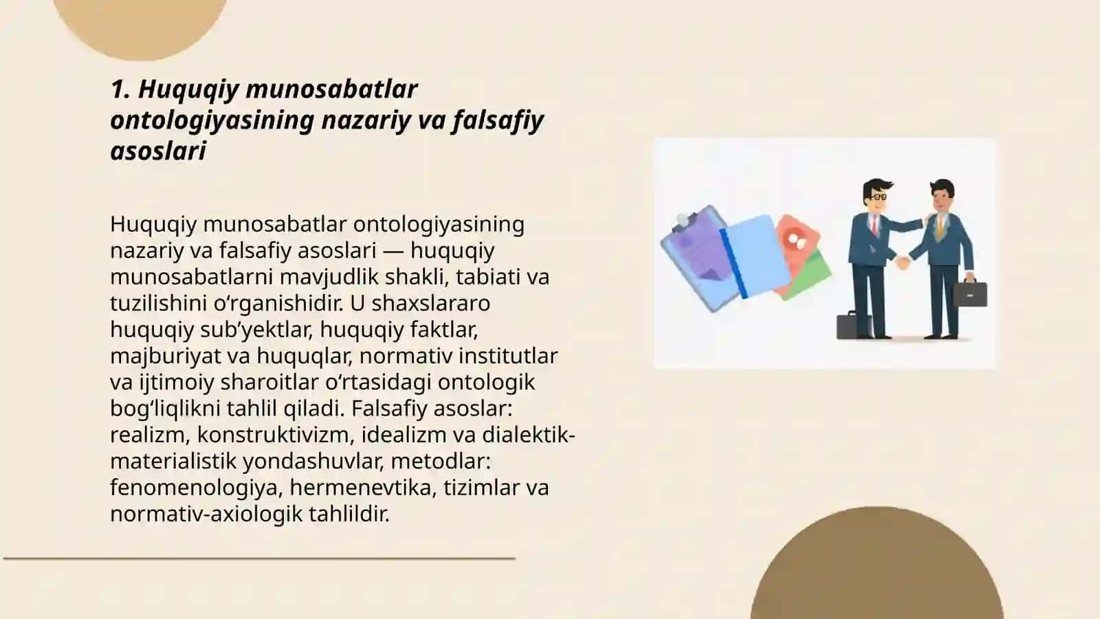 Huquqiy munosabatlar ontologiyasi 3