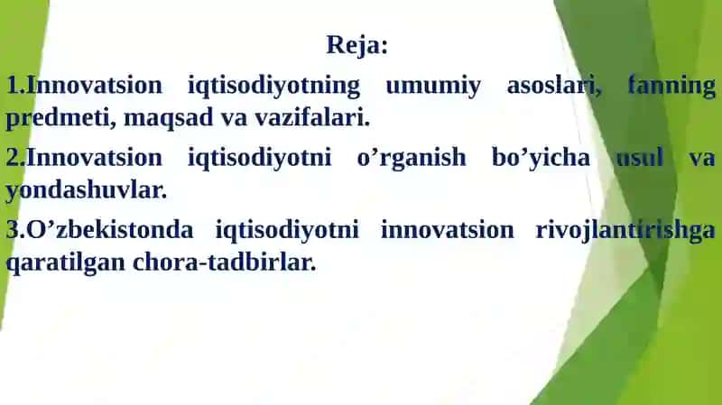 INNOVATSIYA IQTISODIYOTI 3