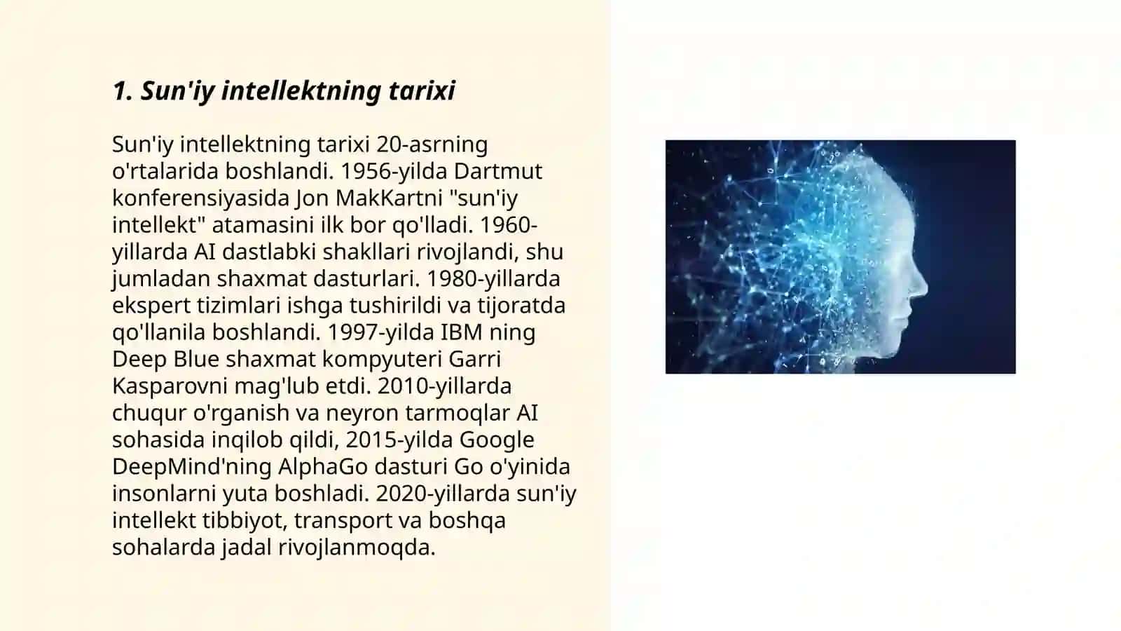 Suniy intellektning tarixi 3