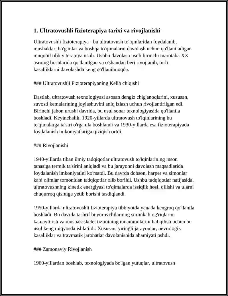 ULTIRA TOVUSHLI FIZOTERAPIYA ASOSLARI 3