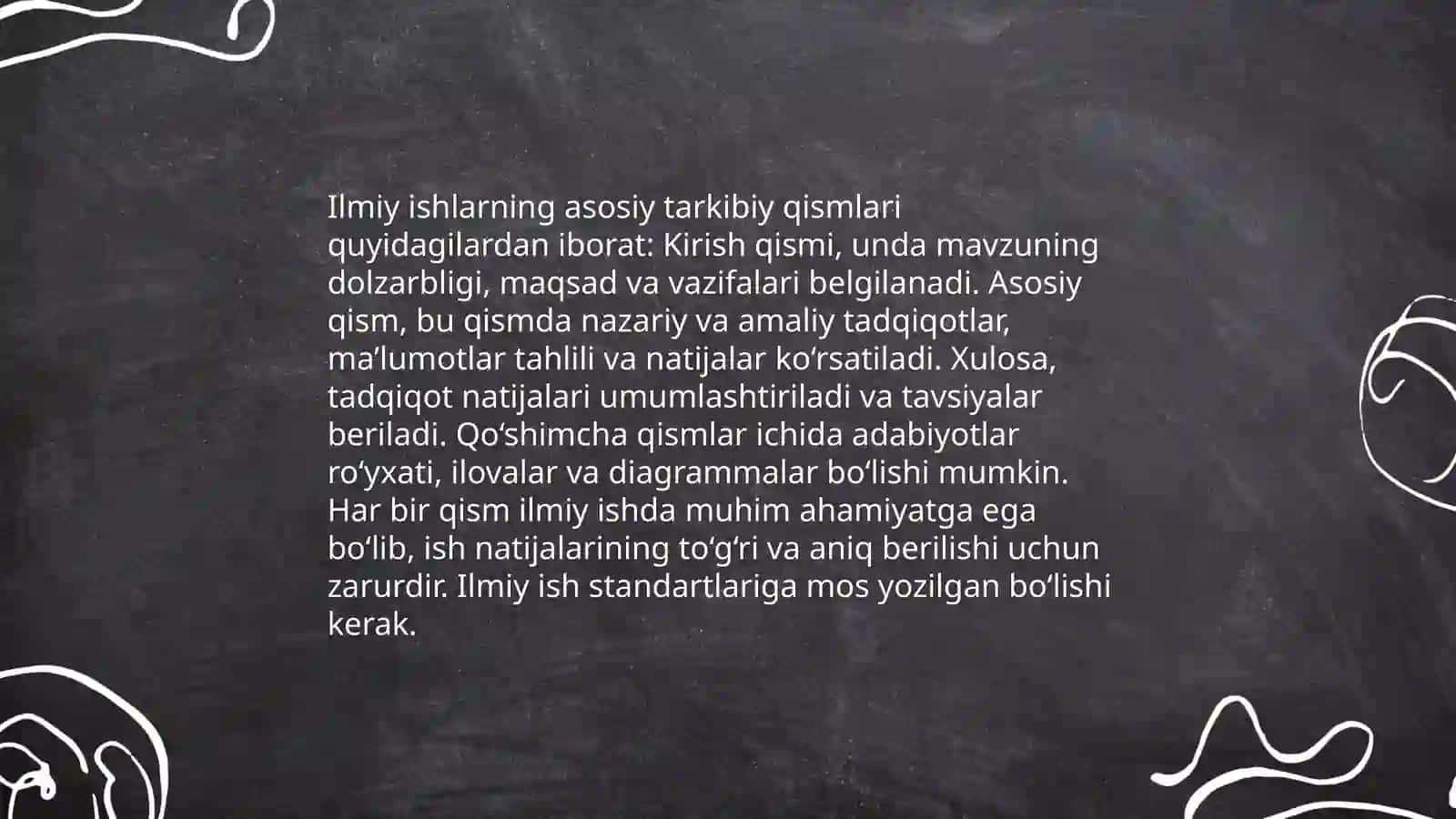 Ilmiy ishlarning tuzulmaviy xususyatlari va rasmiylashtirish qoidalari 3