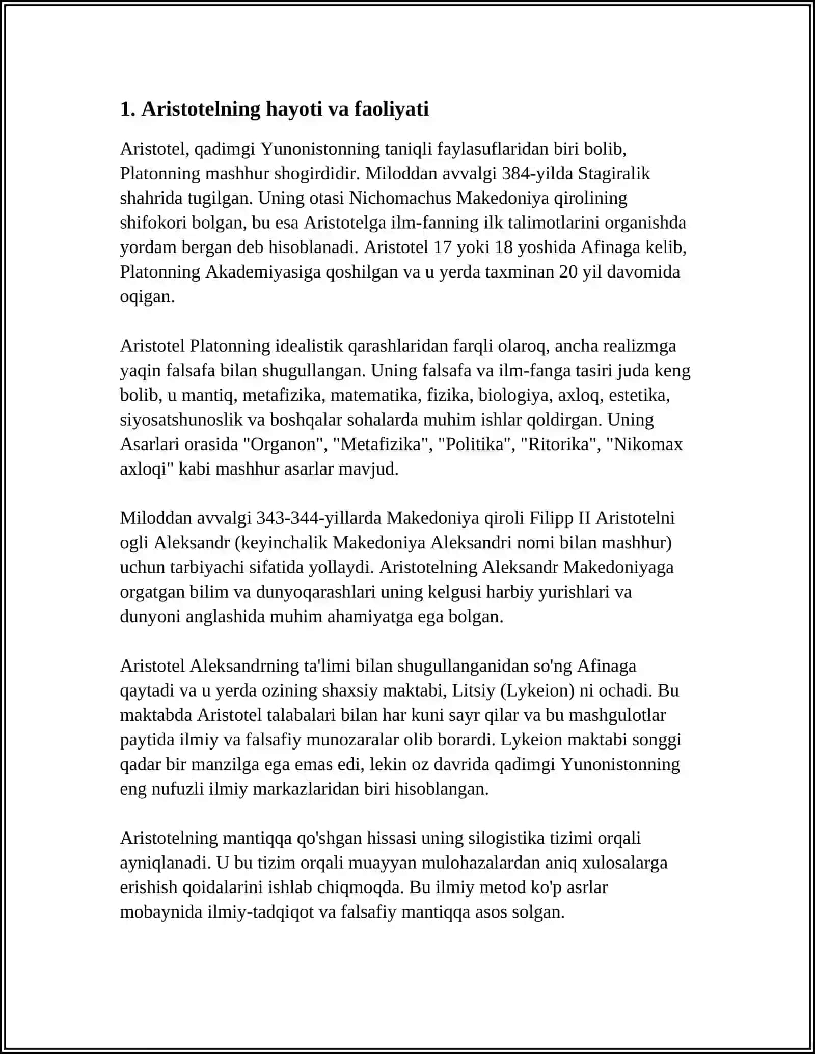 ARISTOTELNING POETIKA ASARI TALQINI 3