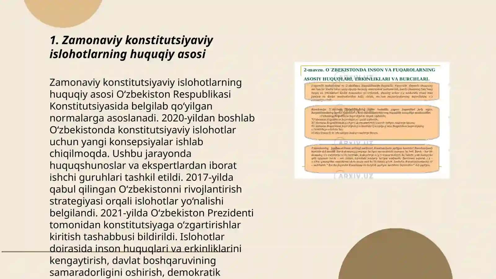 Zamonaviy konstitutsiyaviy islohotlarning zarurati va ahamiyati 3