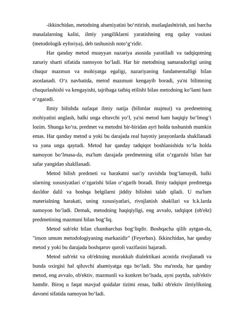 Fan metodologiyasi tushunchasi 3