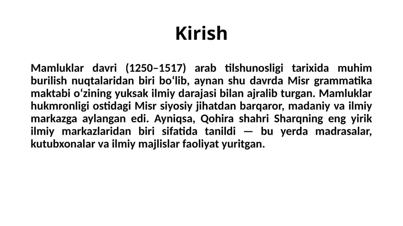 Mamluklar davridagi ilmiy-madaniy muhit 3