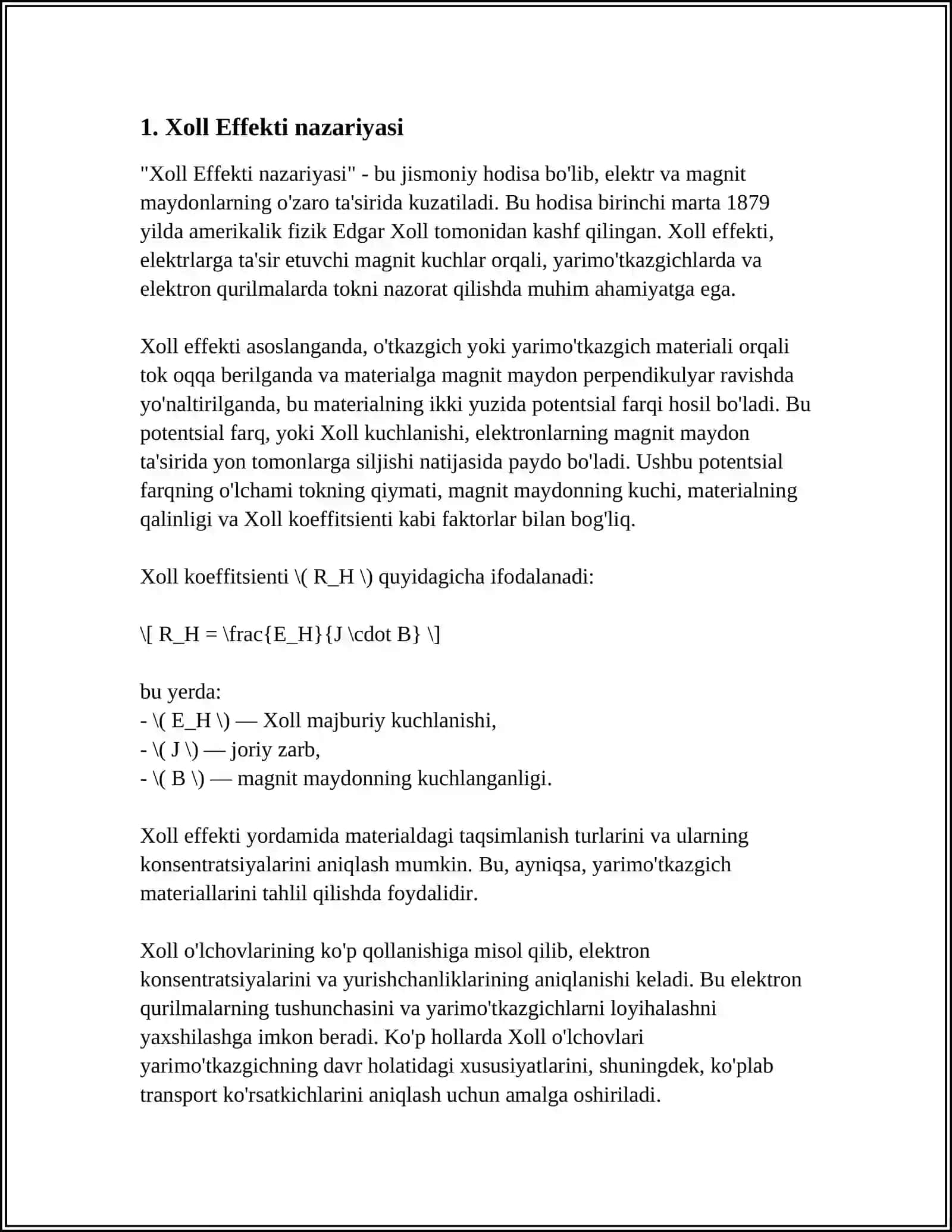 Xoll Effekti 3