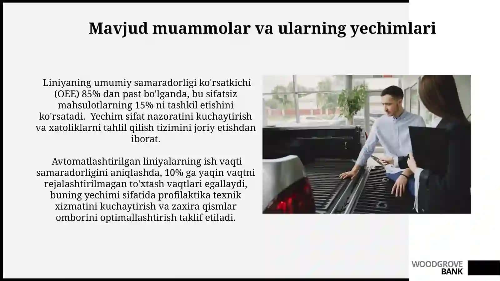 Avtomatik liniyalarning unumdorligini aniqlash 3