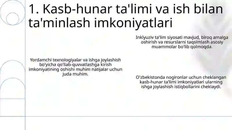 Inklyuziv talim uchun tavsiyalar va qiyinchiliklar 3