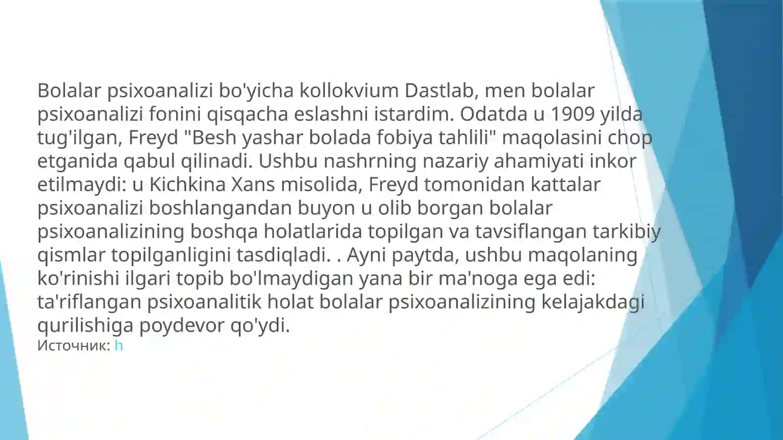 Bolalar psixoanalizining umumiy psixologik tamoyillari 3